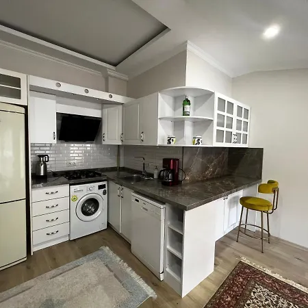 公寓 Amazing 1 Bedroom Penthouse With Large Terrace In Sisli 伊斯坦布尔