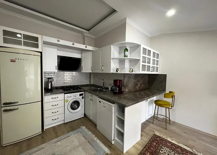 아파트 Amazing 1 Bedroom Penthouse With Large Terrace In Sisli 이스탄불